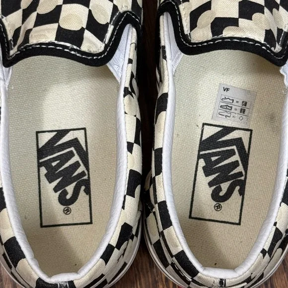 Vans Checkerboard Slip-On Sneakers sz 7 Women’s - Picture 3 of 14